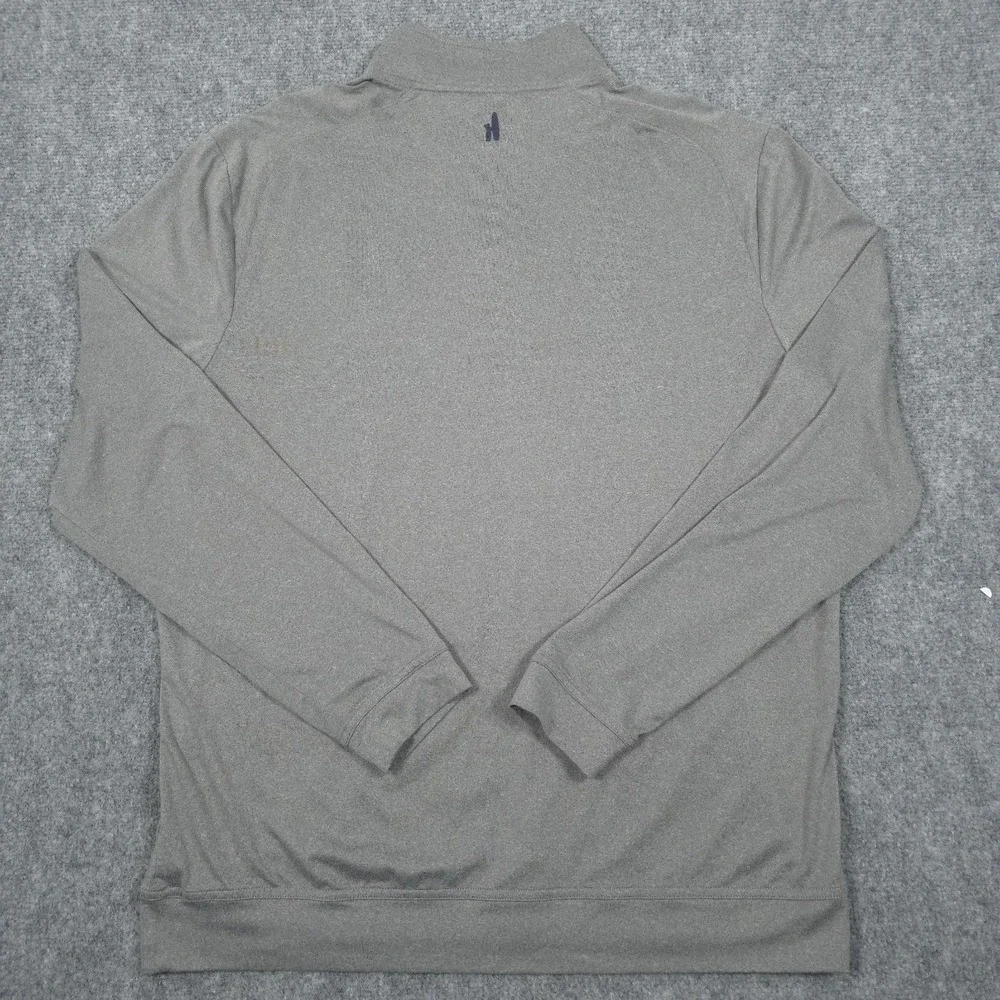 Johnnie-O Pullover Mens L Gray U of Indy Greyhounds Lightweight 1/4 Zip NCAA